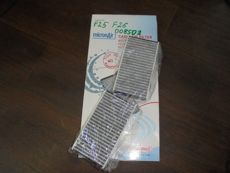Комплект микрофильтра рециркуляции воздуха BMW F25 F26