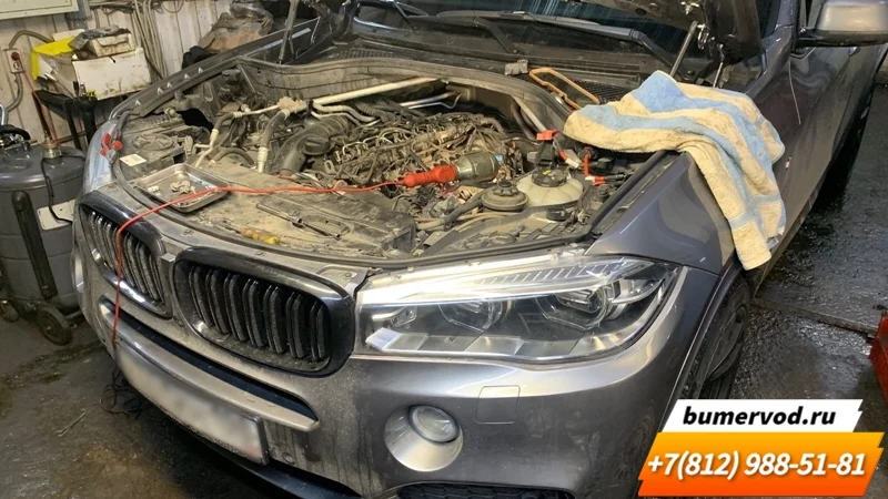 Чистка впускного коллектора BMW  X5 F15, N57 