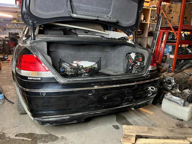 Бампер задний BMW E65