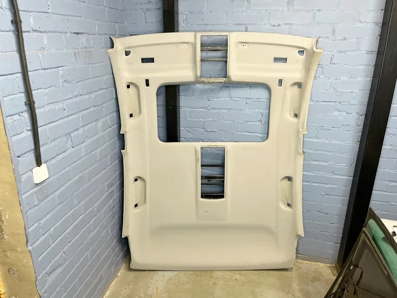 Обшивка потолка серая BMW E65