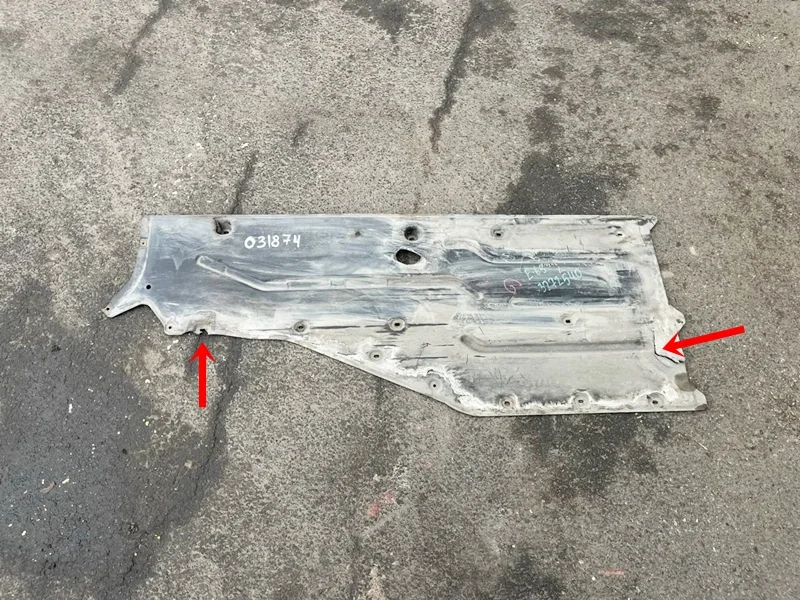 Защита антигравийная левая BMW E65 E66