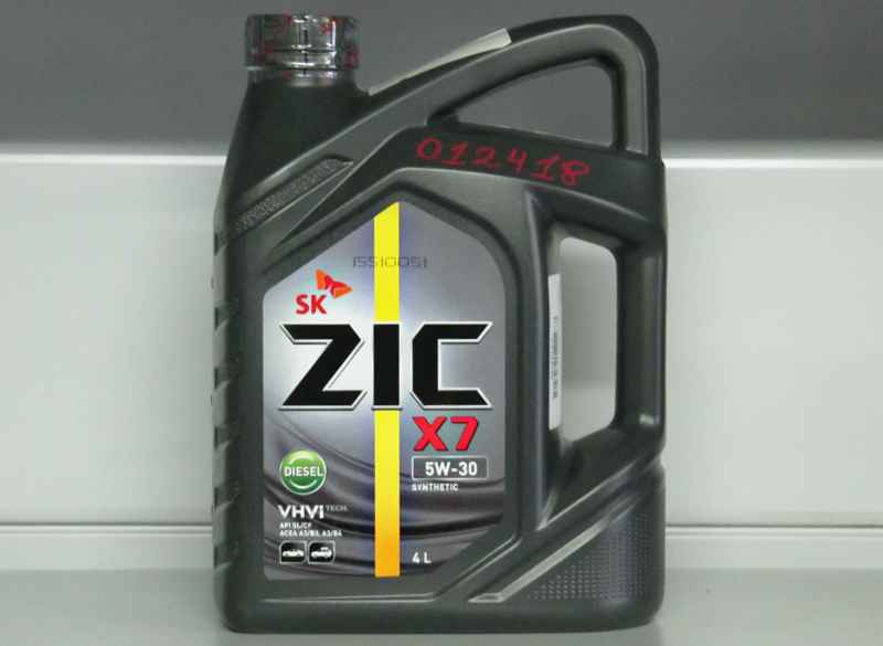 Моторное масло ZIC X7 Diesel 5W-30