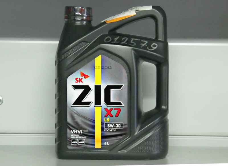 Моторное масло ZIC X7 LS 5W-30