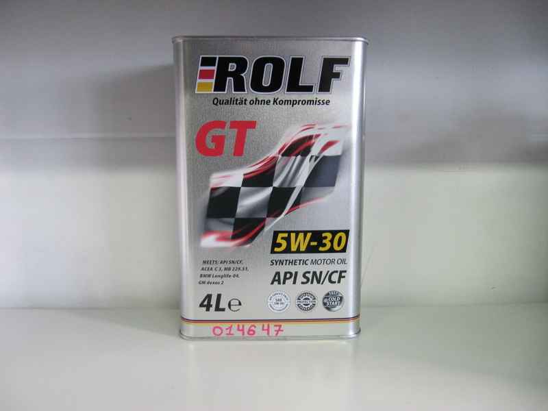 Моторное масло Rolf GT 5W-30
